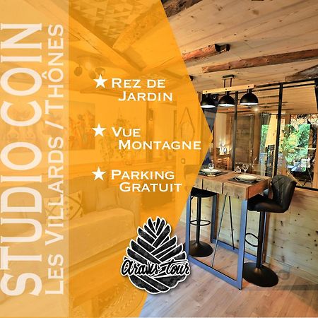 Studio Du Coin - Vue Montagne, Au Calme, Terrasse - Aravistour Les Villards-sur-Thônes Buitenkant foto